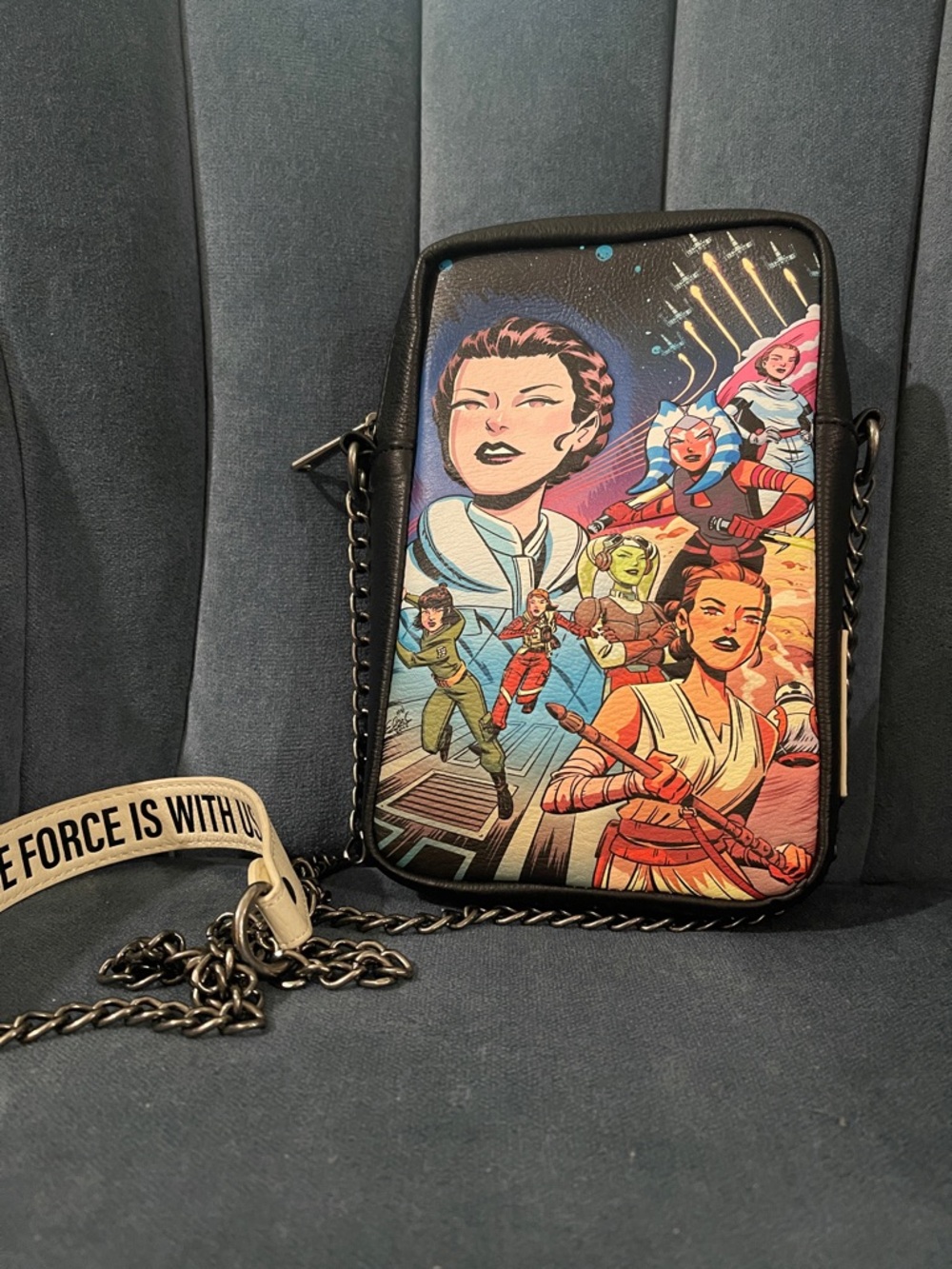 Loungefly Star Wars Comic Collage Crossbody Bag - Black Multicolor